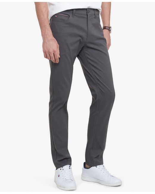 Tommy Hilfiger Multicolor Th Flex Performance Five-pocket Pants for men