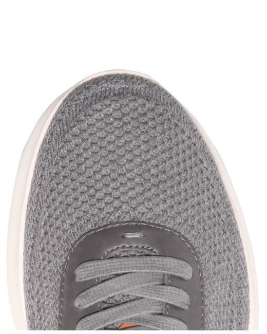 Cole Haan Gray Grand Crosscourt Stitchlite Runox Leather Sneaker for men