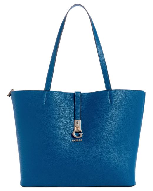 Guess Blue Gianessa Elite Tote