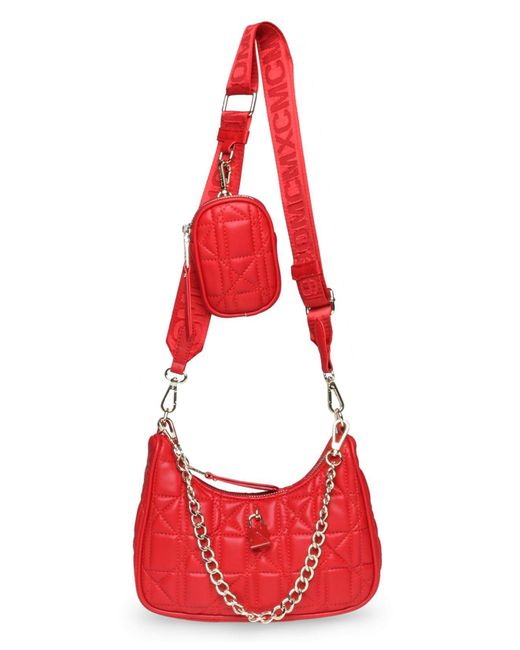 Steve Madden Bvital-g Quilted Crossbody Bag in Red | Lyst