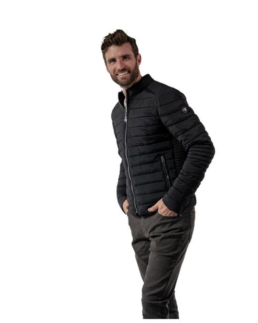 Woodpecker Black Moto Jacket for men