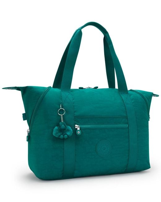 Kipling Green Art M Tote