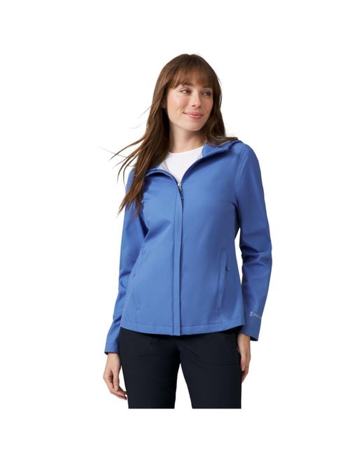 Free Country Blue X2o Packable Rain Jacket