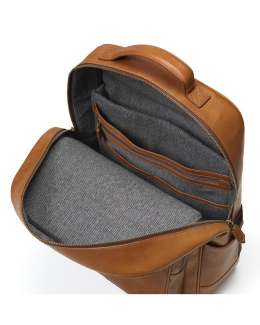 Johnston & Murphy Brown Rhodes Backpack for men