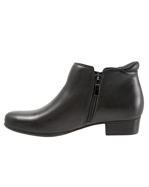 Trotters Black Major Bootie