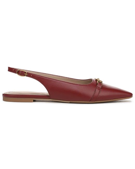 Giani Bernini Red Ginna Snip Toe Slingback Flats