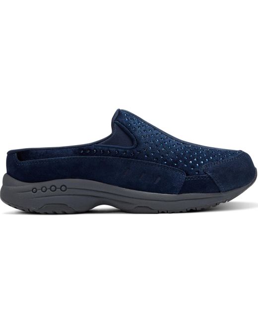 Easy Spirit Blue Traveltime Slip-on Mule Walking Sneakers