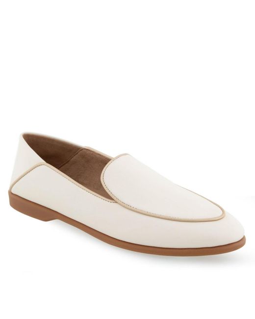 Aerosoles White Bay Tapered Loafers