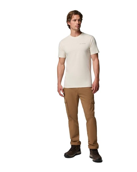 Columbia White Ted Graphic T-shirt for men