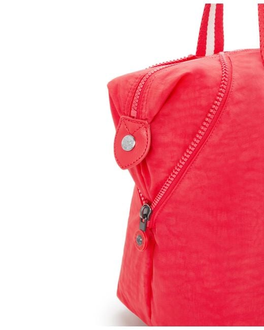 Kipling Red Art M Tote
