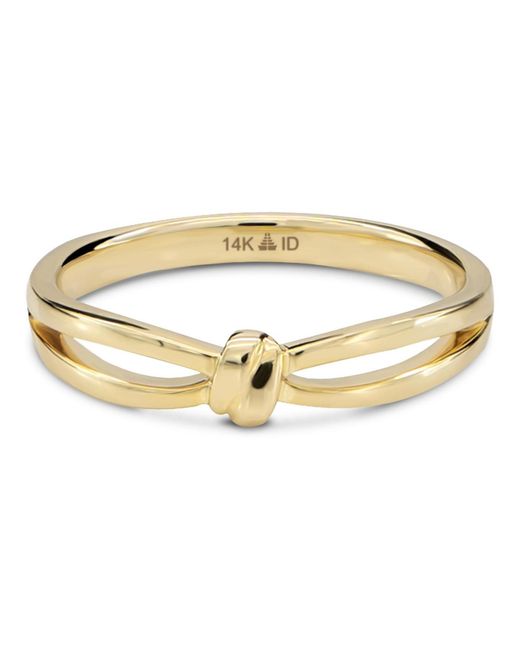 DEVATA Metallic Love Knot Ring