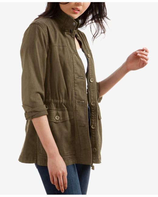 Lucky Brand Cargo Jacket in Green | Lyst