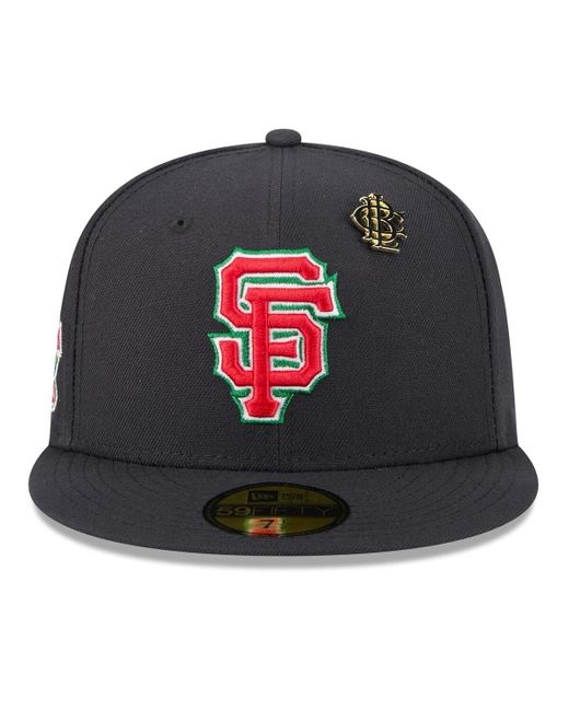 KTZ Black San Francisco Giants 2025 Big League Chew 59fifty Fitted Hat for men