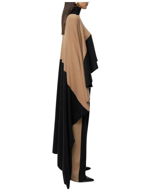 JLUXLABEL Black Chasing Fall Contrast Top