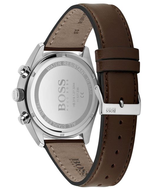hugo boss leather watch strap