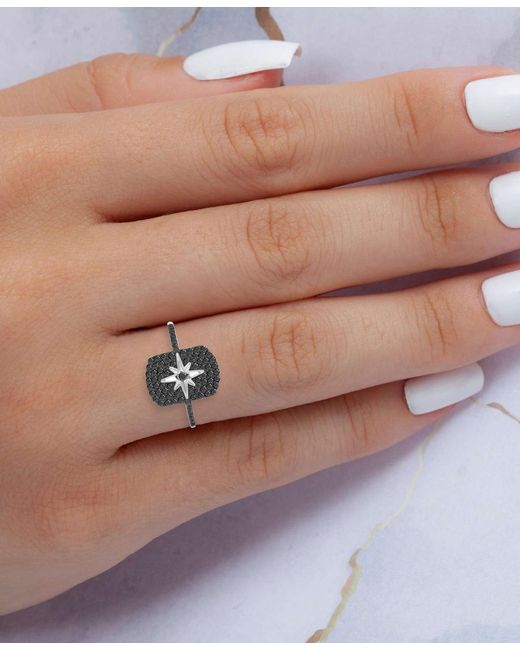 Macy's Black Spinel Ring