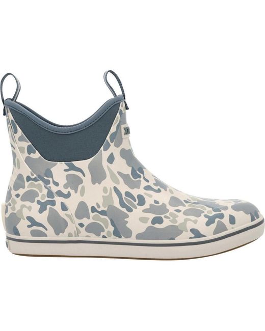 XtraTuf Blue Ankle Deck Boot for men