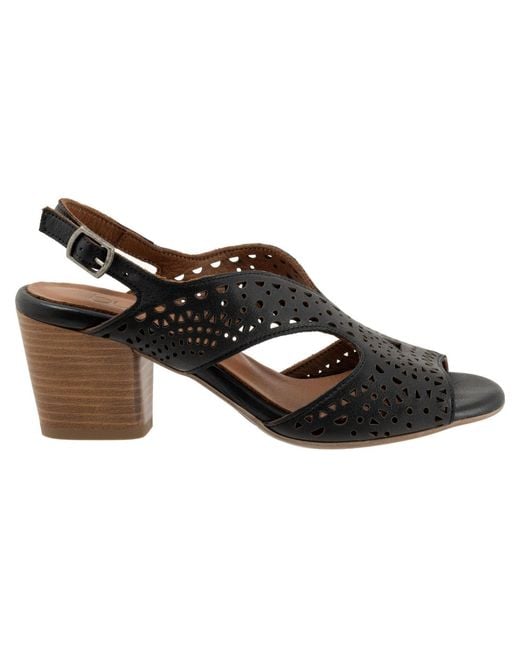 BUENO Black Caroline Sandal