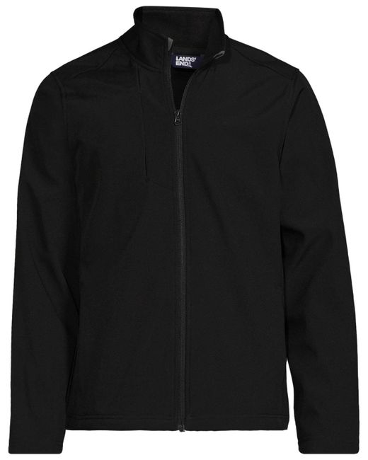 Lands' End Black Soft Shell Jacket for men