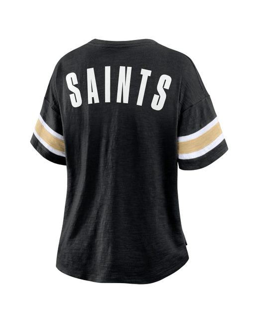 Fanatics Black New Orleans Saints Redzone Curl Route T-shirt