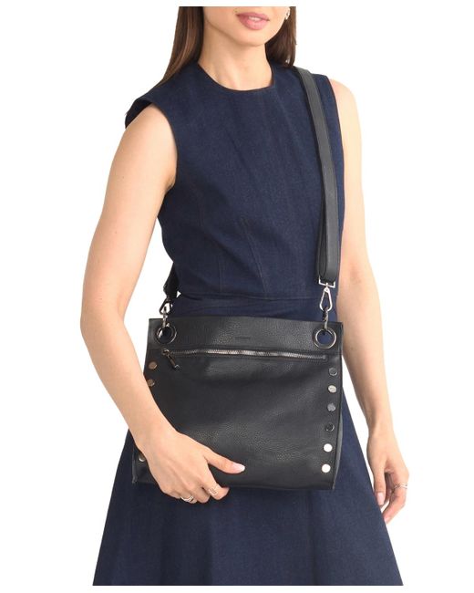 Hammitt Blue Tony Medium Leather Shoulder Bag