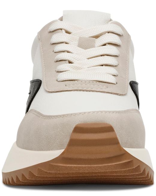 Dolce Vita White Bynx Lace-up jogger Sneakers