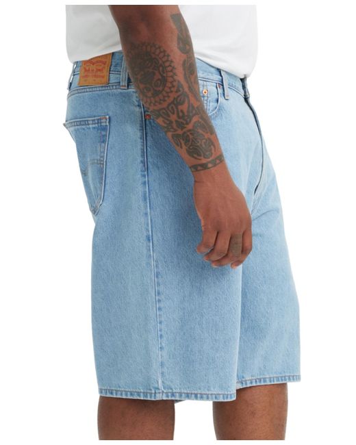 Levi s Big Tall 469 Loose fit Denim Shorts in Blue for Men Lyst