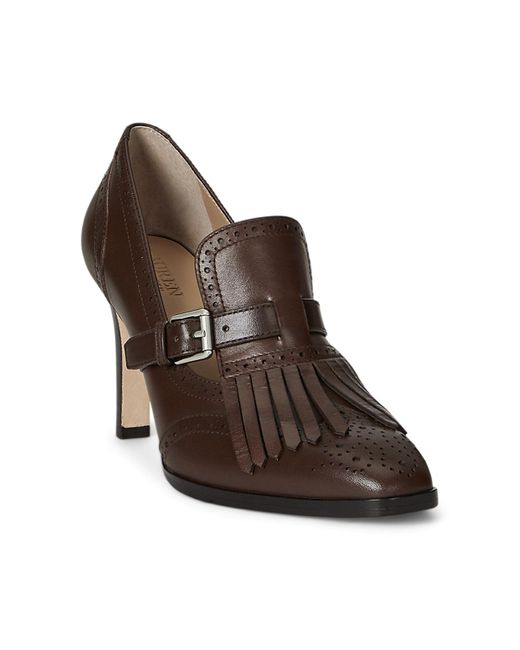 Ralph Lauren Brown Colleen Pumps