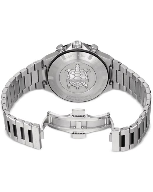 Certina Metallic Swiss Chronograph Ds-7 Stainless Steel Bracelet Watch 41mm for men
