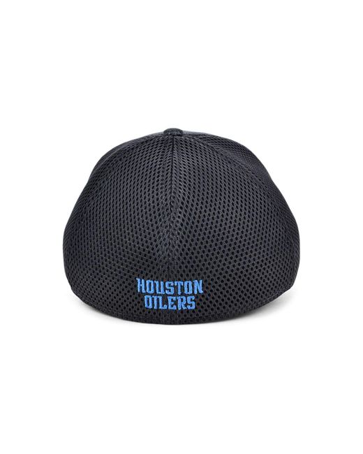 New Era Houston Oilers Gray Team Neo 39THIRTY Flex Hat