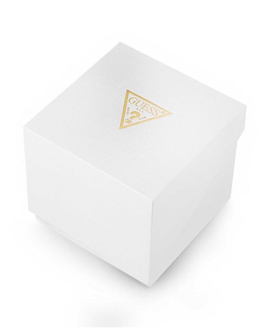 Guess White Glitz Watch