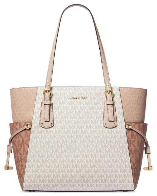 Michael Kors Natural Michael Voyager East West Tote