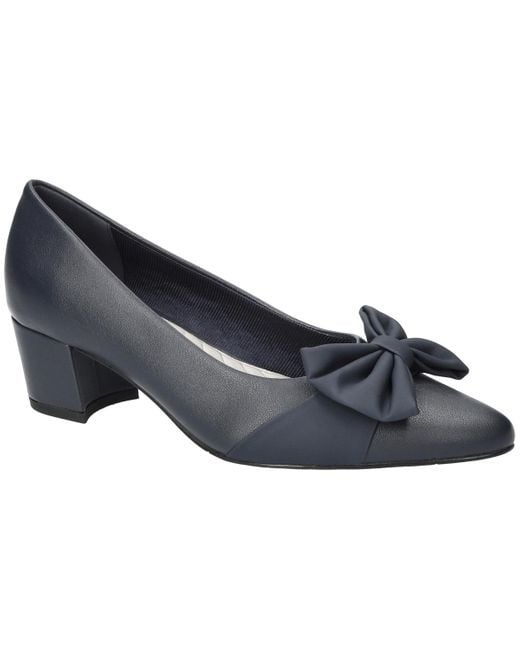 Easy Street Women's Blue Alva Pointed Toe Dress Pumps