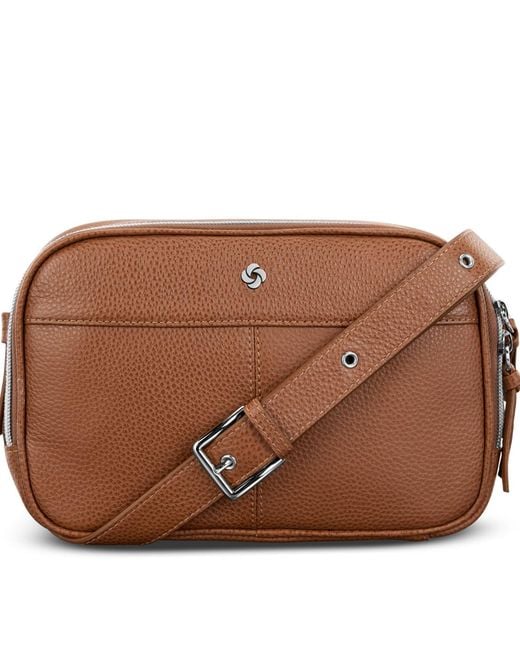 Samsonite Brown 8.9" Mobile Solution 2 Crossbody