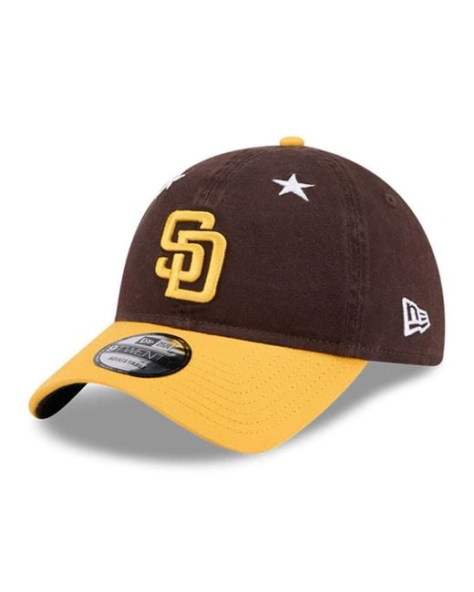 KTZ Multicolor Brown/gold San Diego Padres 2025 Mlb All-star Game 9twenty Adjustable Hat for men
