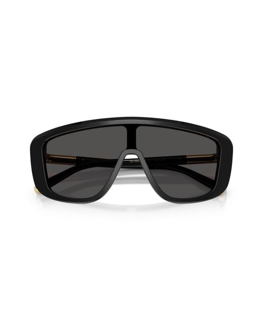 Dolce & Gabbana Black Rectangle Sunglasses for men