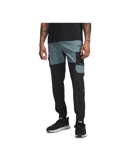 Under Armour Black Pull-on Regular-fit Pants for men