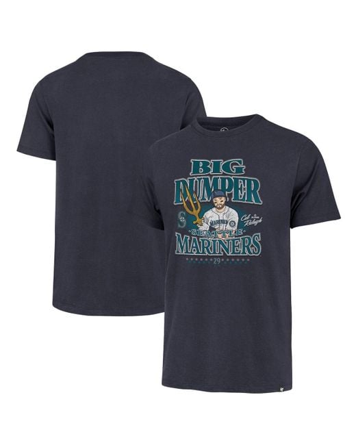 '47 Blue Cal Raleigh Seattle Mariners Big Tall Graphic T-shirt for men