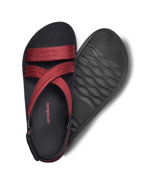 AEROTHOTIC Black Hadal S Comfortable Slingback Sandal