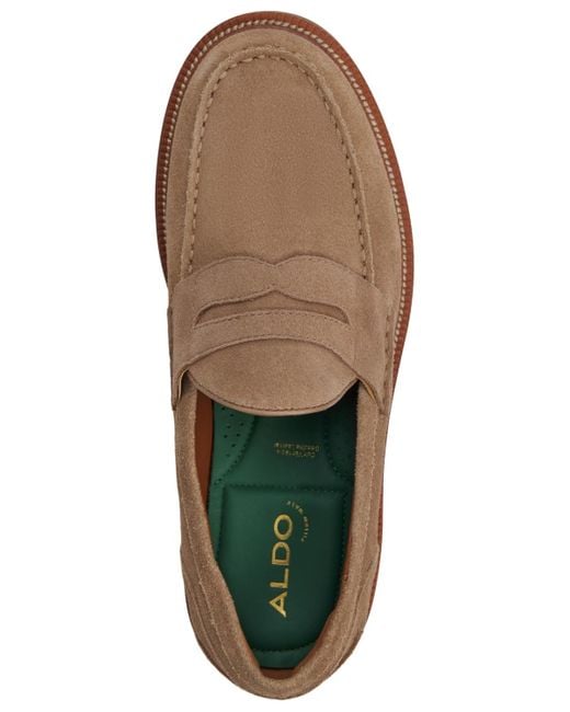 ALDO Brown Buckley Loafers for men