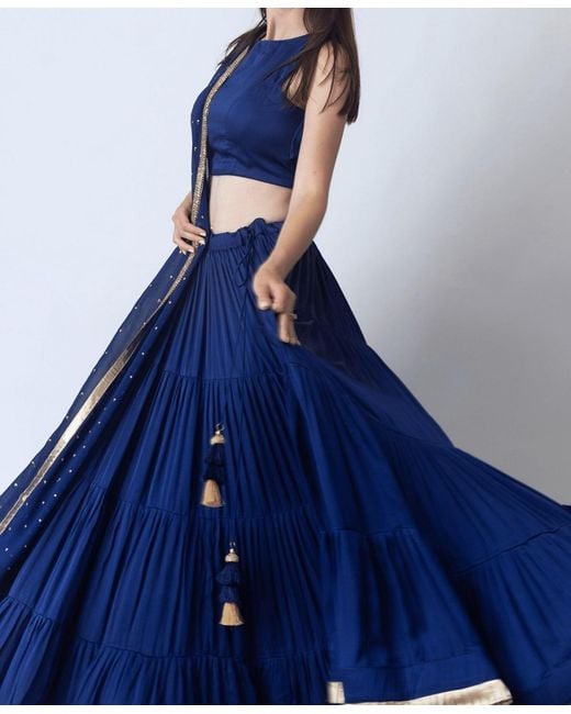 Ras Blue Lehenga Choli