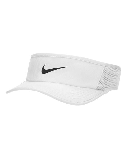 Nike White Featherlight Aerobill Performance Visor for Men Lyst
