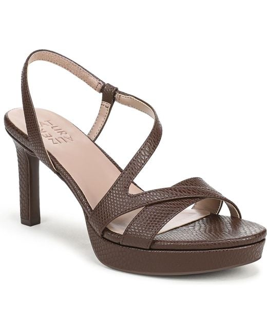 ladies brown dress sandals Women's Dark Naturalizer Women's Brown Abby Open
