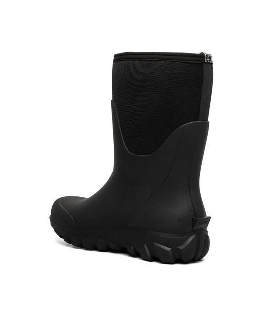 Bogs Black Classic Seamless Mid Boot for men