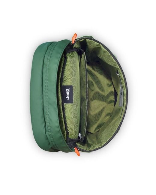 Jeep Green Js013c Cylindrical Backpack