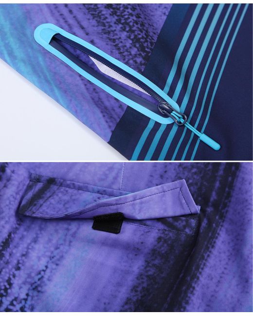 Rokka&Rolla Blue 9" No Mesh Liner Board Shorts Quick Dry Swim Trunks for men