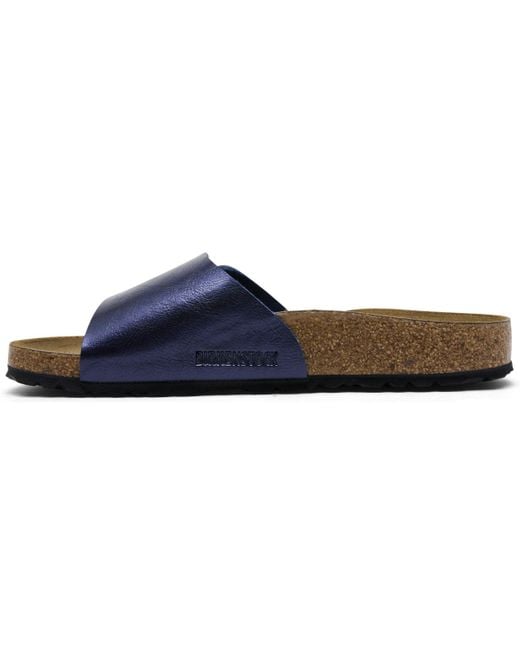 Birkenstock Blue Catalina Luxe Buckle Birko-flor Sandals From Finish Line