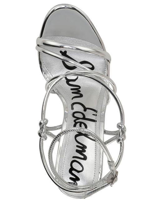 Sam Edelman White Isadora Strappy Sandals