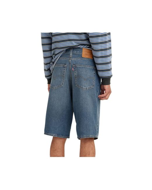 Levi's 469 Loose Jean Shorts in Blue for Men | Lyst