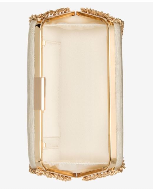 INC International Concepts Natural Small Twist Chain Clutch